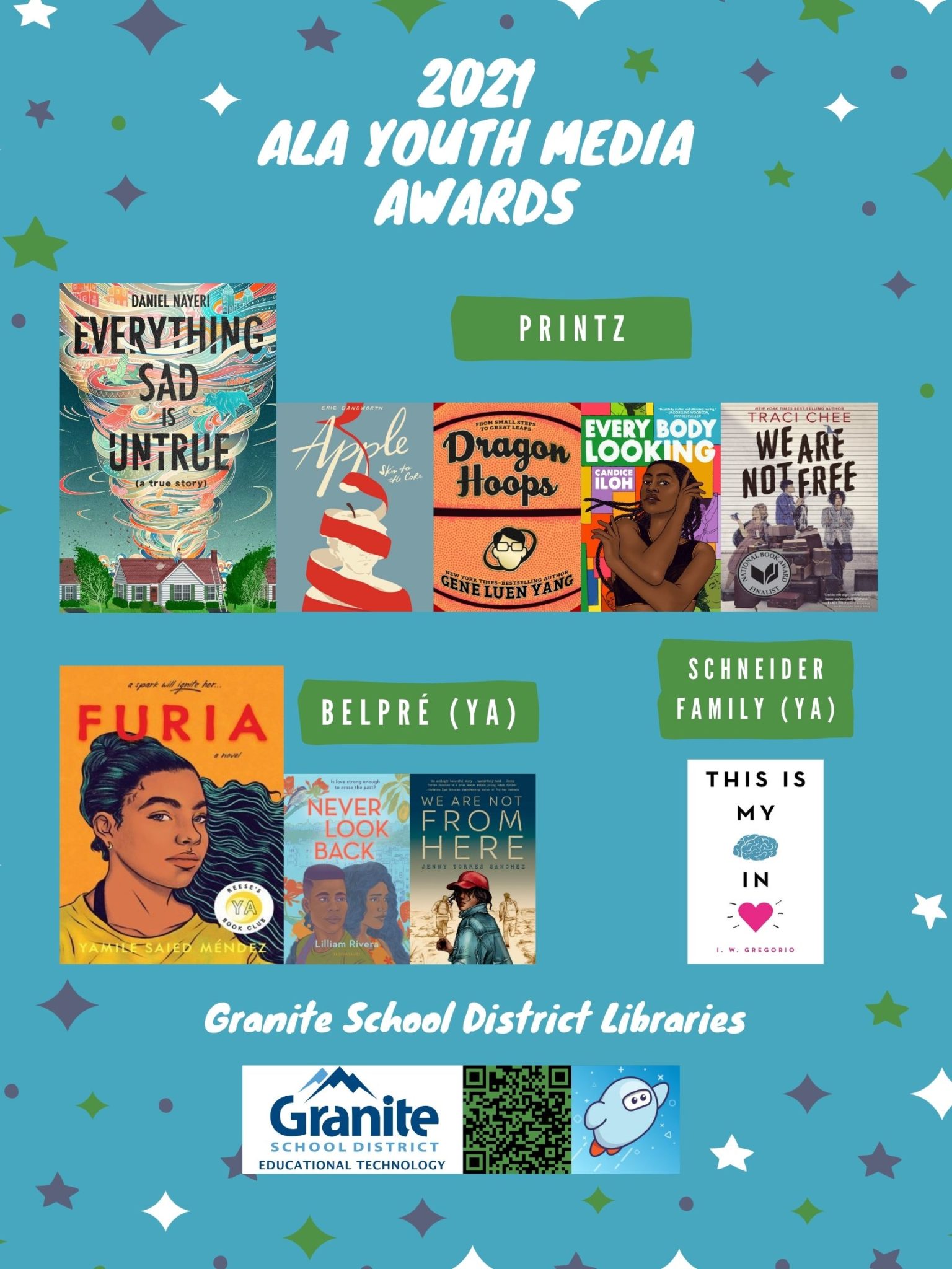 Posters: 2021 ALA Youth Media Awards – Granite Media