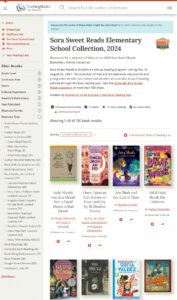 Screenshot - TeachingBooks - Sora Sweet Reads Elementary Collection, 2024